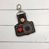 Camera Keychain - photographer key fob - photography planner charm - bag charm - best gifts for women - camera gift - camera keychain