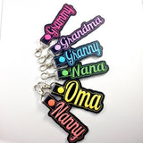 Gifts for Grandma - Grandmother gift ideas-keyfob-personalized keychain-best gifts for her