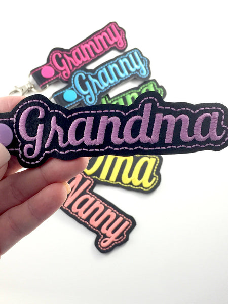 Gifts for Grandma - Grandmother gift ideas-keyfob-personalized keychain-best gifts for her