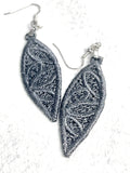 Pirouette Freestanding Lace Embroidered Earrings